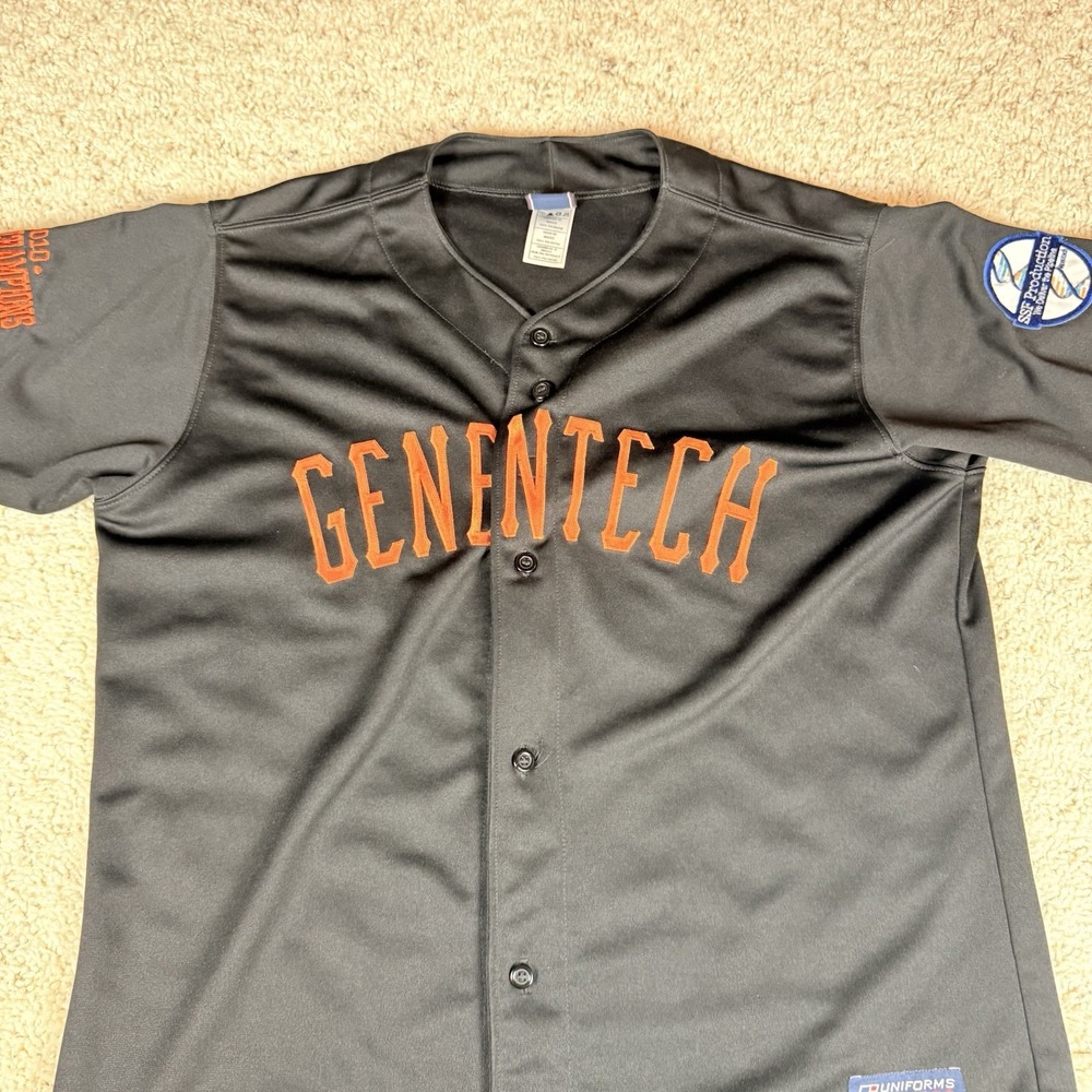 SUPER RARE! 2010 Genentech Big‎ Pharma SF Giants Lincecum World Champion Jersey